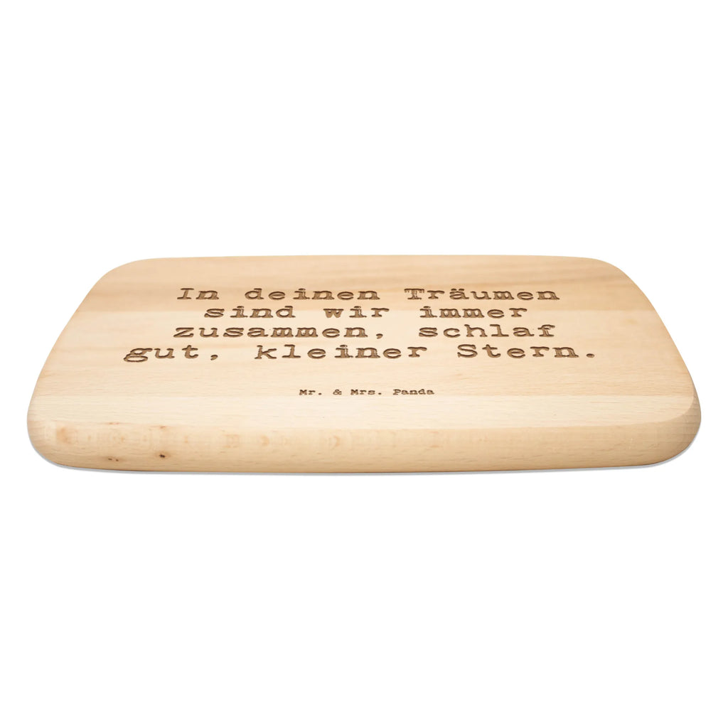 Serving board Saying In deinen Träumen sind wir immer zusammen, schlaf gut, kleiner Stern. cutting board, breakfast board, Board