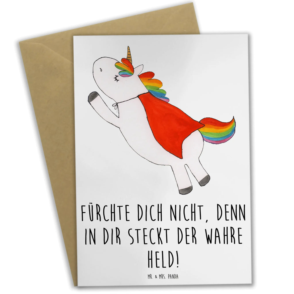 Greetings card Fürchte dich nicht, denn in dir steckt der wahre Held! Hochzeitskarte, Klappkarte, Ansichtskarten, Glückwunschkarte, Karte, Geburtstagskarte, Einladungskarte, Grußkarte