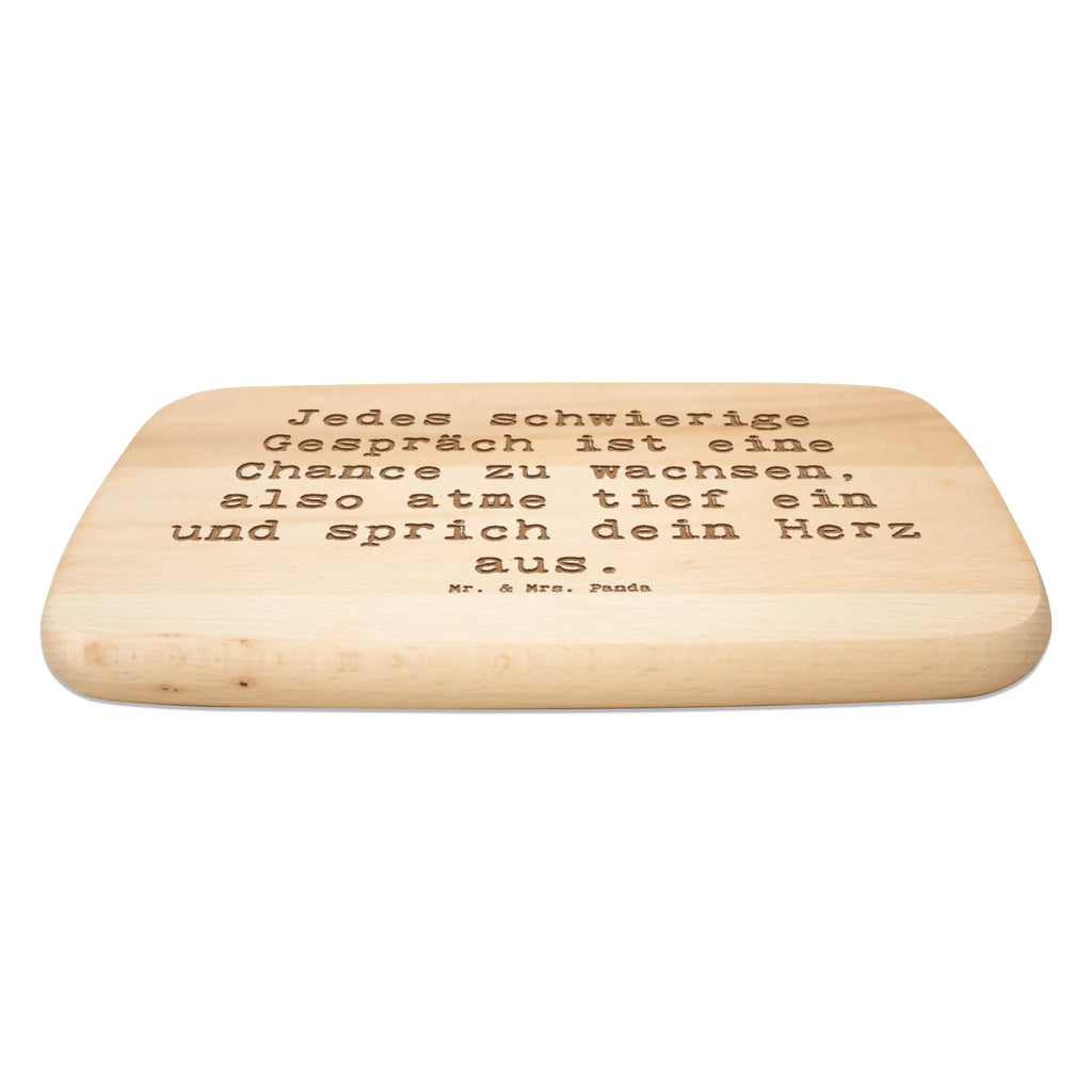 Serving board Saying Vertraue auf dich selbst, du kannst jedes Gespräch meistern. cutting board, Board, breakfast board