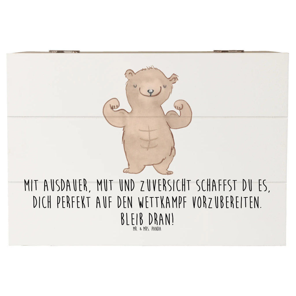 Wooden chest Mit Ausdauer, Mut und Zuversicht schaffst du es, dich perfekt auf den Wettkampf vorzubereiten. Bleib dran! Geschenkbox, Holzkiste, Schatzkiste, Erinnerungskiste, Truhe, Dekokiste, Erinnerungsbox, XXL, Kiste, Aufbewahrungsbox, Geschenkdose, Schatulle