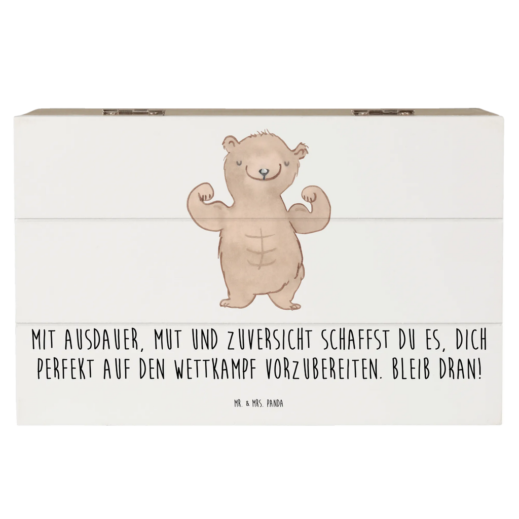 Wooden chest Mit Ausdauer, Mut und Zuversicht schaffst du es, dich perfekt auf den Wettkampf vorzubereiten. Bleib dran! Geschenkbox, Holzkiste, Schatzkiste, Erinnerungskiste, Truhe, Dekokiste, Erinnerungsbox, XXL, Kiste, Aufbewahrungsbox, Geschenkdose, Schatulle