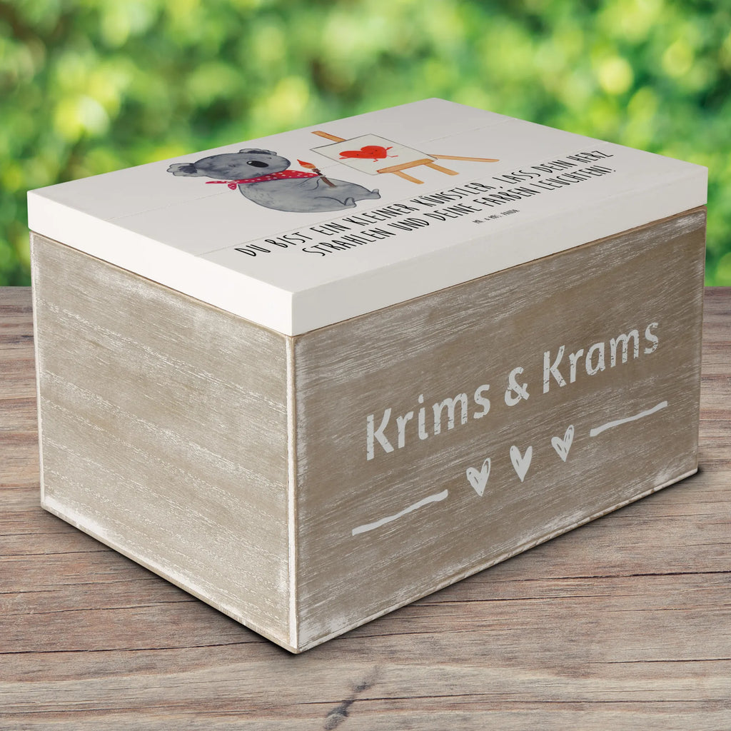 Holzkiste Die Freude an der Kreativität entdecken Erinnerungsbox, Erinnerungskiste, Kiste, XXL, Schatulle, Truhe, Aufbewahrungsbox, Schatzkiste, Holzkiste, Dekokiste, Geschenkbox, Geschenkdose