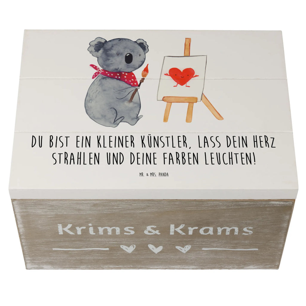 Holzkiste Die Freude an der Kreativität entdecken Erinnerungsbox, Erinnerungskiste, Kiste, XXL, Schatulle, Truhe, Aufbewahrungsbox, Schatzkiste, Holzkiste, Dekokiste, Geschenkbox, Geschenkdose
