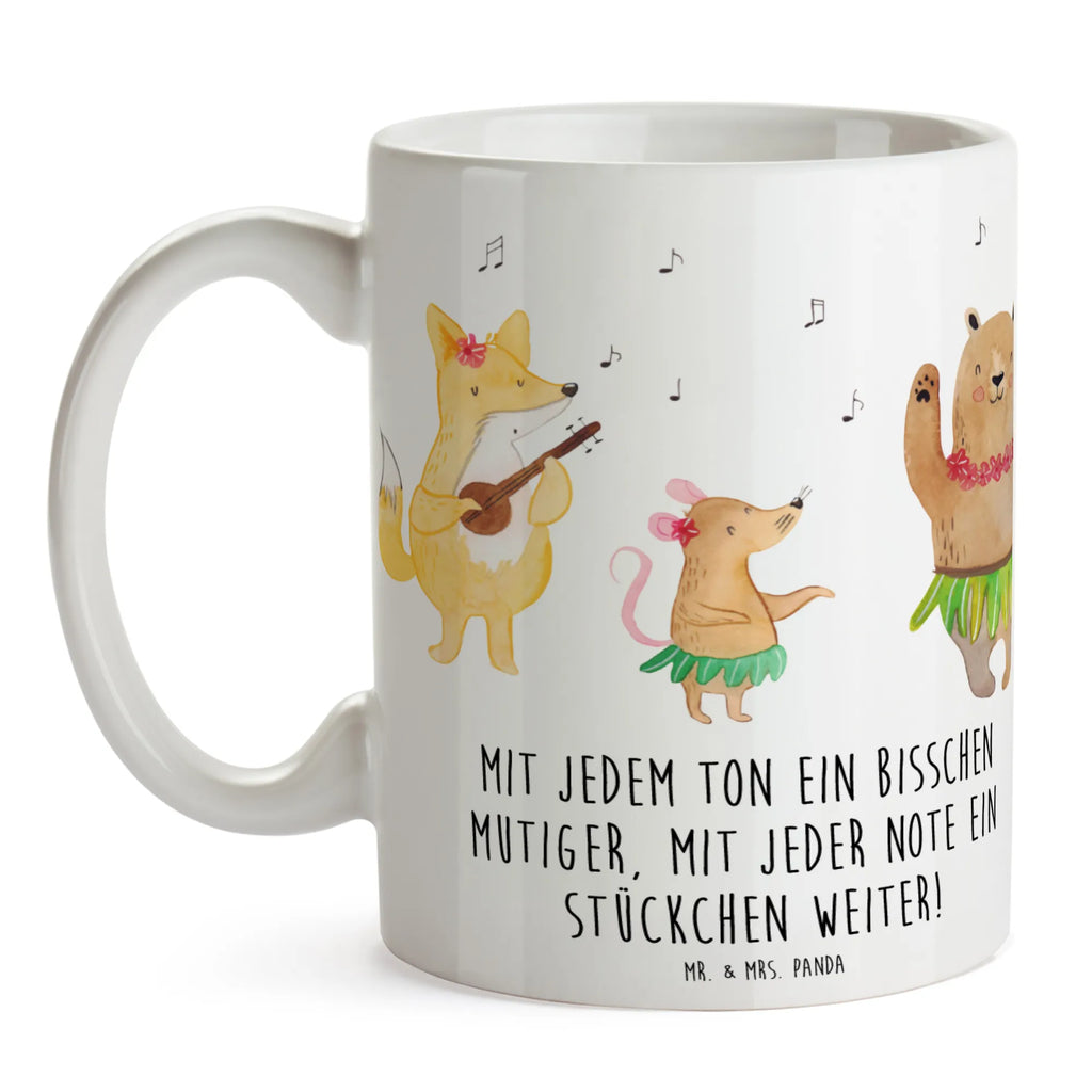 Mug Mit jedem Ton ein bisschen mutiger, mit jeder Note ein Stückchen weiter! Geschenktasse, Porzellantasse, Tasse mit Motiven, Teetasse, Keramiktasse, Tasse mit Zitaten, Tasse, Kaffeetasse, Bürotasse