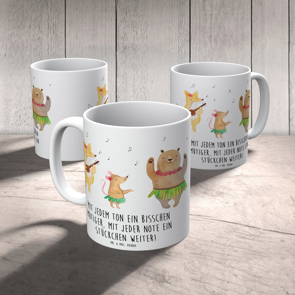 Mug Mit jedem Ton ein bisschen mutiger, mit jeder Note ein Stückchen weiter! Geschenktasse, Porzellantasse, Tasse mit Motiven, Teetasse, Keramiktasse, Tasse mit Zitaten, Tasse, Kaffeetasse, Bürotasse
