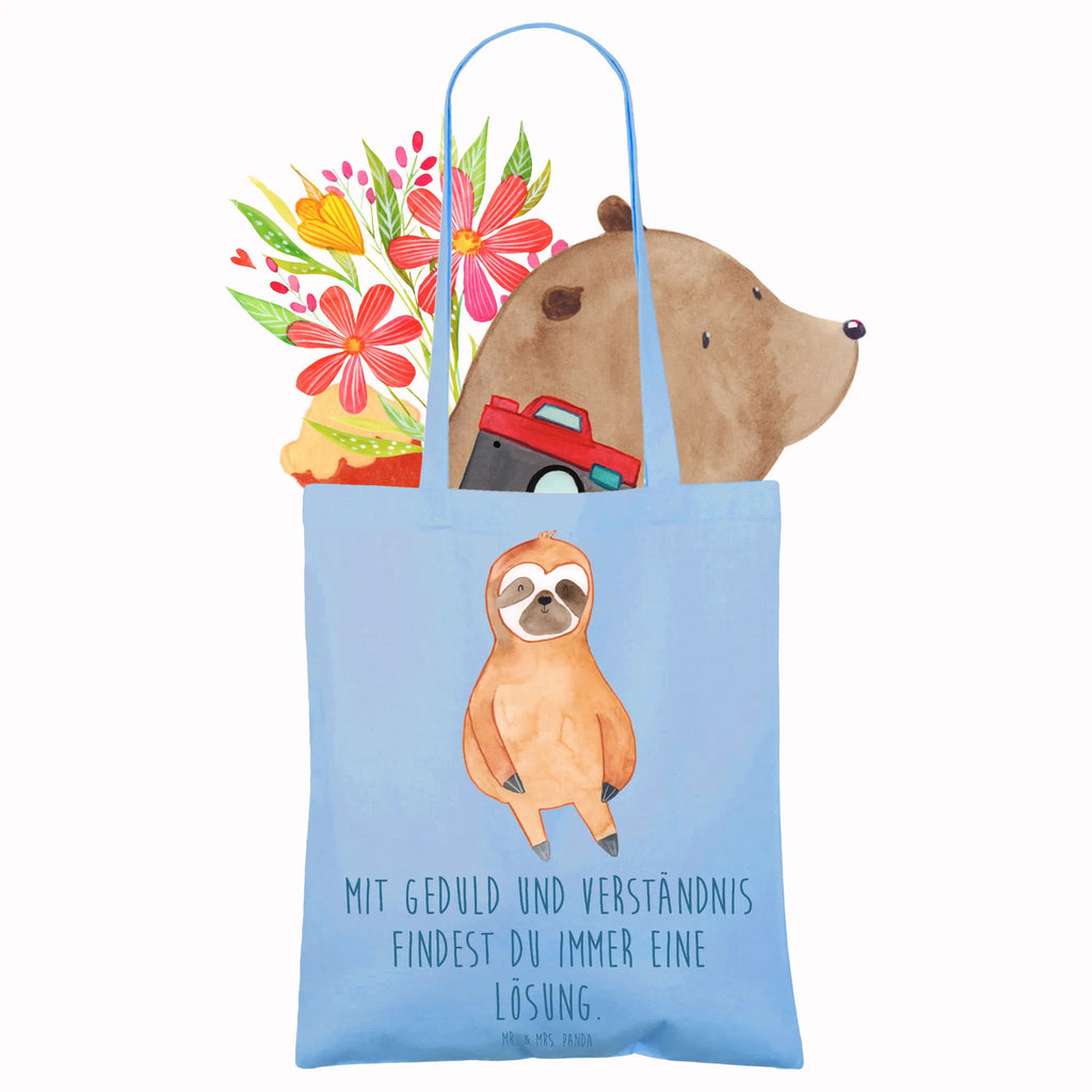 Tote bag Mit Geduld und Verständnis findest du immer eine Lösung. Schultertasche, Stoffbeutel, Jutebeutel, Beutel, Tragetasche, Umhängetasche, Badetasche, Shopper, Jutetasche, Beuteltasche, Einkaufstüte, Laptoptasche, Strandtasche, Einkaufstasche, Tasche, Stofftasche