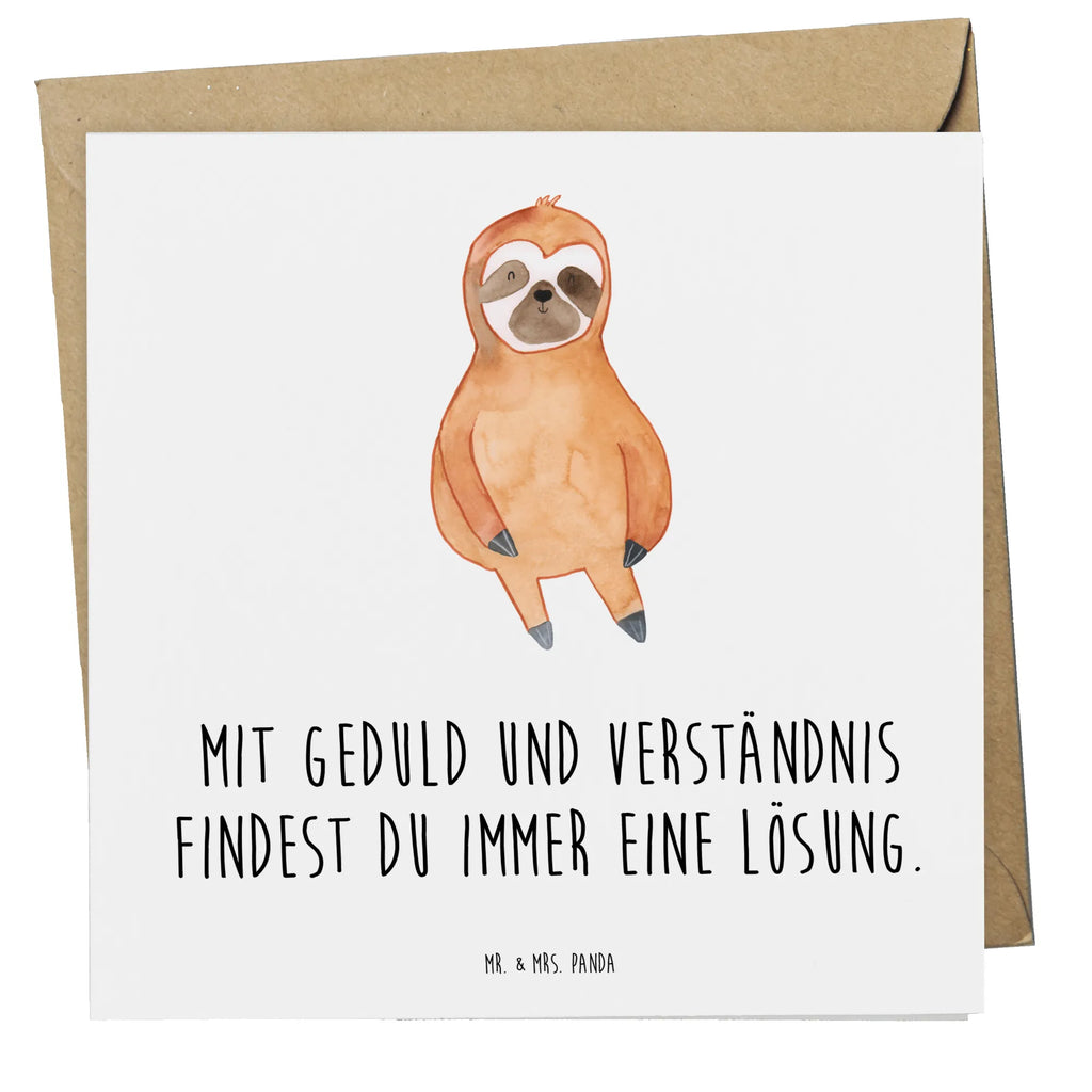 Deluxe Card Mit Geduld und Verständnis findest du immer eine Lösung. Grußkarte, Geburtstagskarte, Hochwertige Grußkarte, Glückwunschkarte, Hochzeitskarte, Hochwertige Klappkarte, Einladungskarte, Karte, Klappkarte