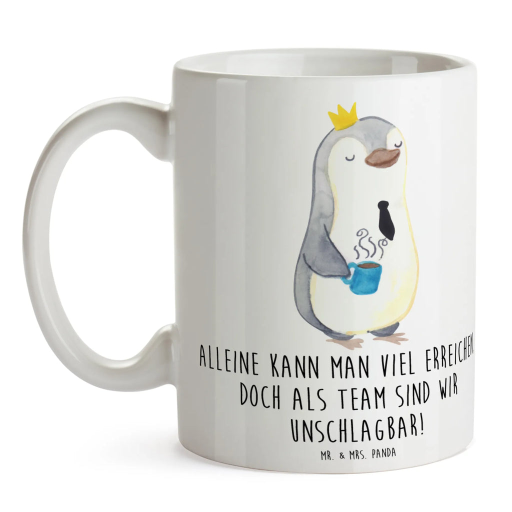 Mug Alleine kann man viel erreichen, doch als Team sind wir unschlagbar! Bürotasse, Tasse mit Zitaten, Tasse, Teetasse, Geschenktasse, Keramiktasse, Kaffeetasse, Tasse mit Motiven, Porzellantasse