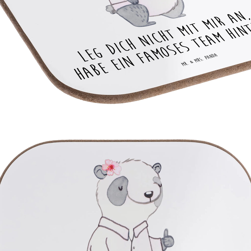 Square coaster Leg dich nicht mit mir an, ich habe ein famoses Team hinter mir! Getränkeuntersetzer, Bierdeckel, Untersetzer Gläser, Glasuntersetzer, Tassen Untersetzer, Untersetzer für Gläser, Untersetzer Design, Holzuntersetzer, Untersetzer aus Holz, Korkuntersetzer, Untersetzer Holz, Untersetzer