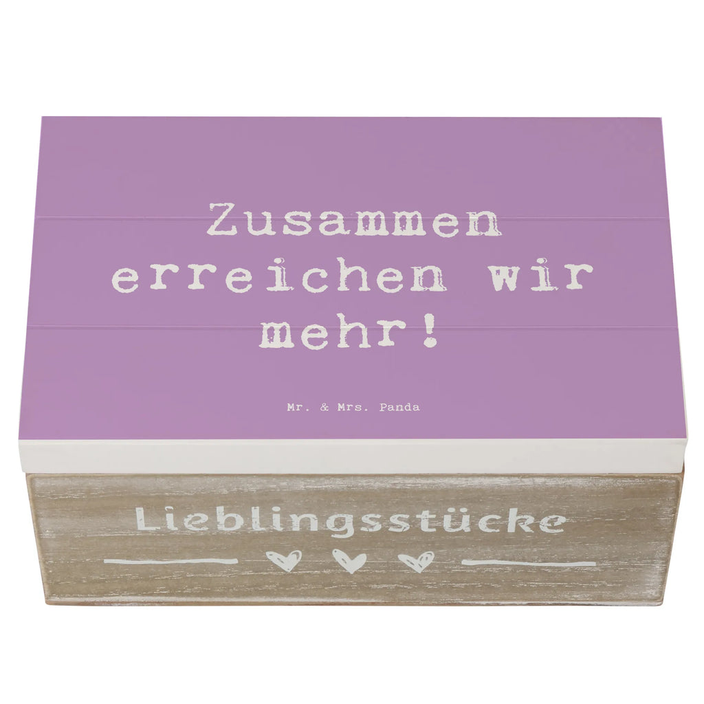 Holzkiste Spruch Im Team zusammenarbeiten Holzkiste, Geschenkdose, Erinnerungsbox, Aufbewahrungsbox, Schatulle, Kiste, Dekokiste, Truhe, Schatzkiste, XXL, Erinnerungskiste, Geschenkbox