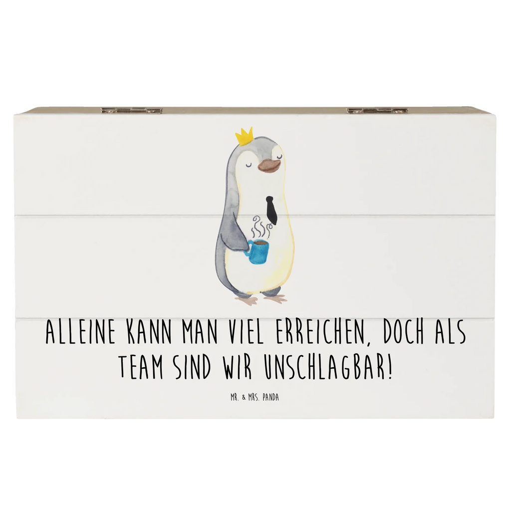 Holzkiste Im Team zusammenarbeiten Erinnerungskiste, XXL, Geschenkbox, Dekokiste, Holzkiste, Schatzkiste, Erinnerungsbox, Schatulle, Aufbewahrungsbox, Geschenkdose, Kiste, Truhe