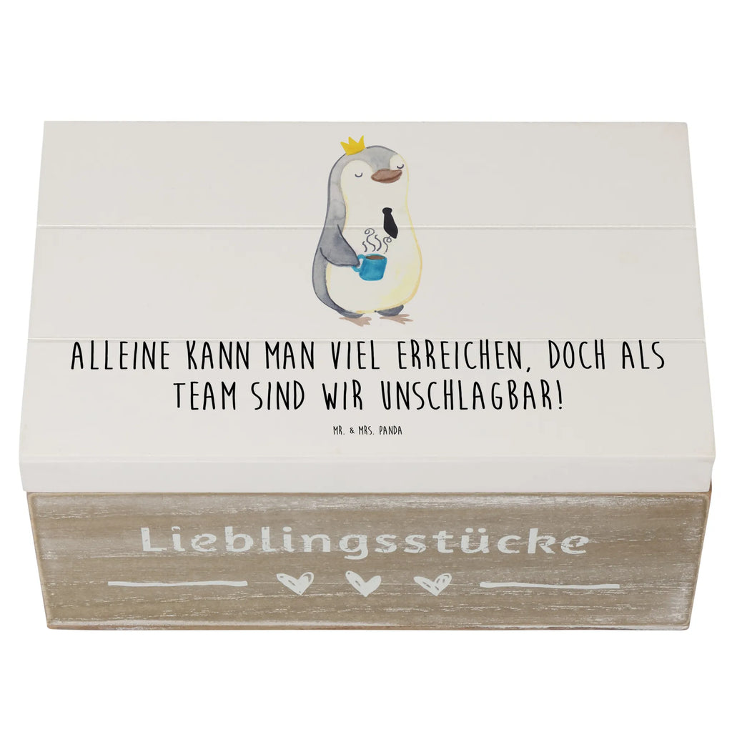 Holzkiste Im Team zusammenarbeiten Erinnerungskiste, XXL, Geschenkbox, Dekokiste, Holzkiste, Schatzkiste, Erinnerungsbox, Schatulle, Aufbewahrungsbox, Geschenkdose, Kiste, Truhe