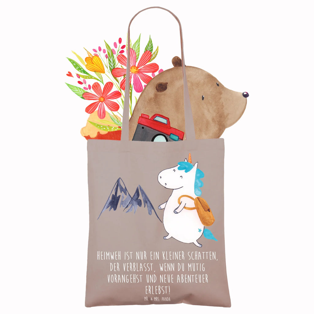 Tote bag Heimweh ist nur ein kleiner Schatten, der verblasst, wenn du mutig vorangehst und neue Abenteuer erlebst! Stoffbeutel, Laptoptasche, Jutebeutel, Shopper, Einkaufstüte, Schultertasche, Stofftasche, Strandtasche, Jutetasche, Tasche, Badetasche, Tragetasche, Umhängetasche, Beutel, Einkaufstasche, Beuteltasche