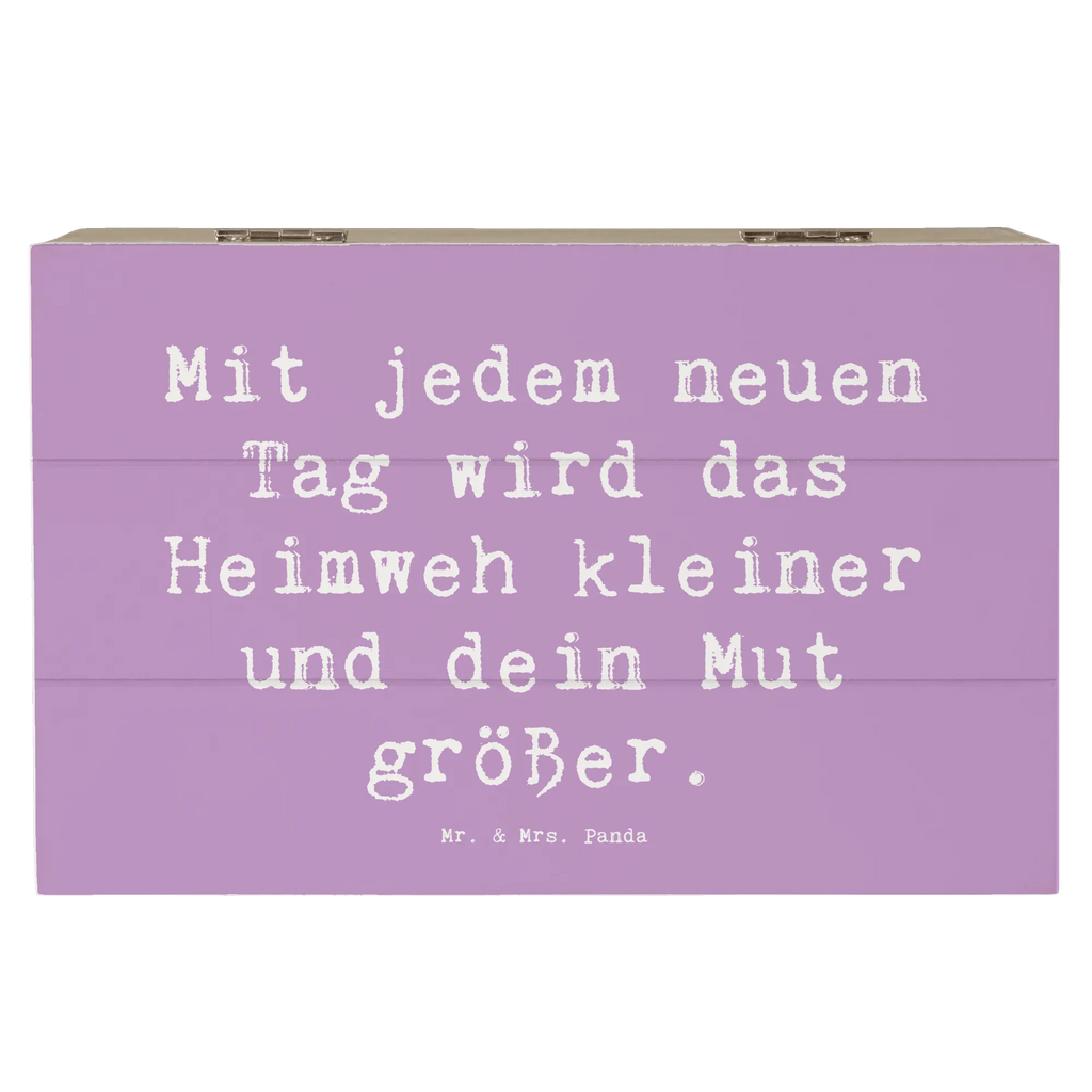 Holzkiste Spruch Heimweh überwinden Mut Dekokiste, Erinnerungsbox, Holzkiste, Erinnerungskiste, Schatzkiste, Aufbewahrungsbox, Schatulle, Truhe, Kiste, Geschenkdose, Geschenkbox, XXL