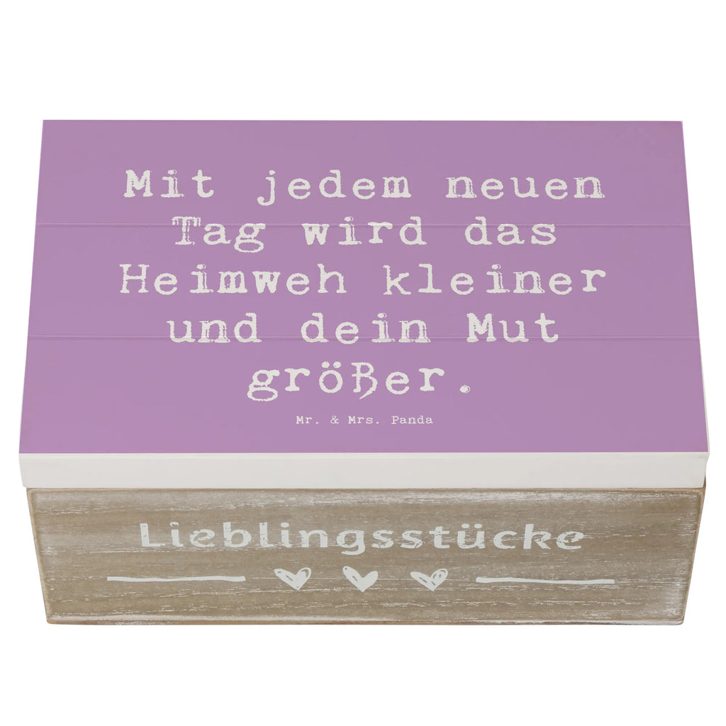 Holzkiste Spruch Heimweh überwinden Mut Dekokiste, Erinnerungsbox, Holzkiste, Erinnerungskiste, Schatzkiste, Aufbewahrungsbox, Schatulle, Truhe, Kiste, Geschenkdose, Geschenkbox, XXL