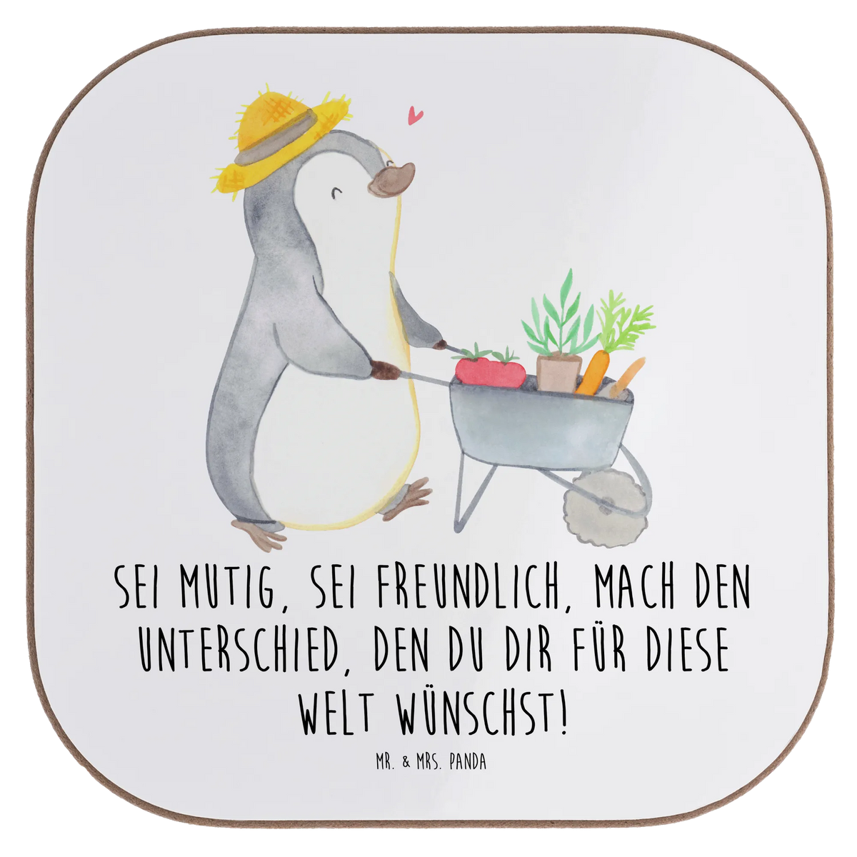 Untersetzer Freundlichkeiten verbreiten