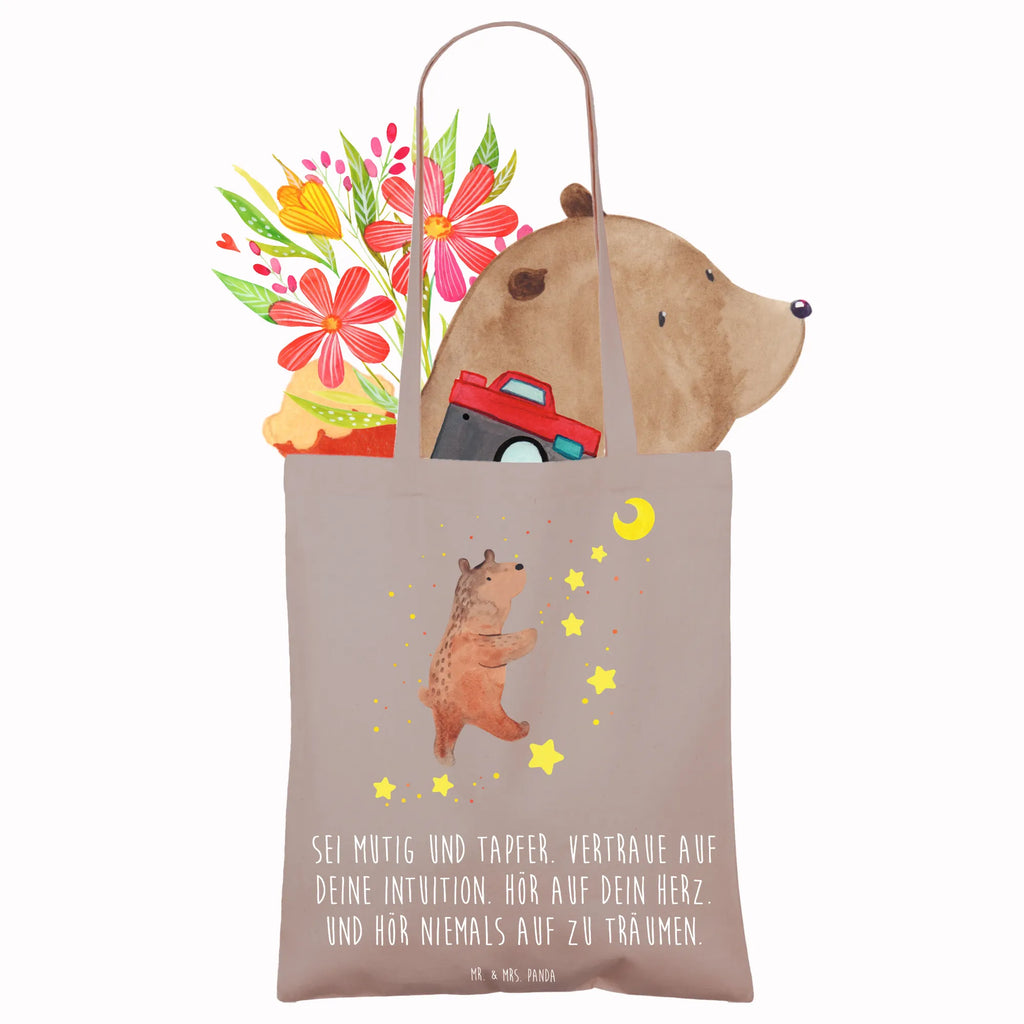 Tote bag Sei mutig und tapfer. Vertraue auf deine Intuition. Hör auf dein Herz. Und hör niemals auf zu träumen. Jutebeutel, Strandtasche, Stofftasche, Jutetasche, Laptoptasche, Einkaufstasche, Shopper, Beutel, Umhängetasche, Beuteltasche, Tasche, Einkaufstüte, Stoffbeutel, Badetasche, Schultertasche, Tragetasche