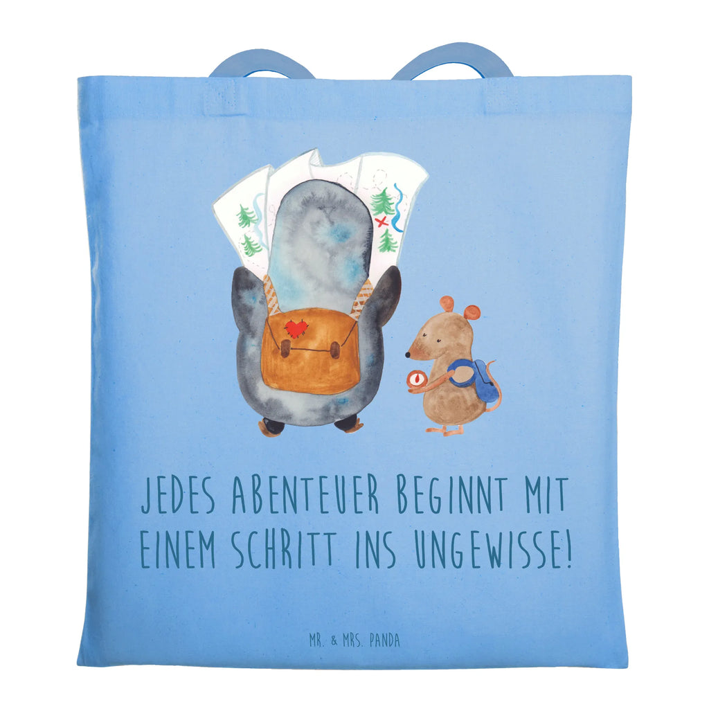 Tote bag Jedes Abenteuer beginnt mit einem Schritt ins Ungewisse! Beuteltasche, Beutel, Jutebeutel, Laptoptasche, Jutetasche, Tasche, Einkaufstasche, Schultertasche, Umhängetasche, Einkaufstüte, Badetasche, Strandtasche, Stofftasche, Stoffbeutel, Tragetasche, Shopper