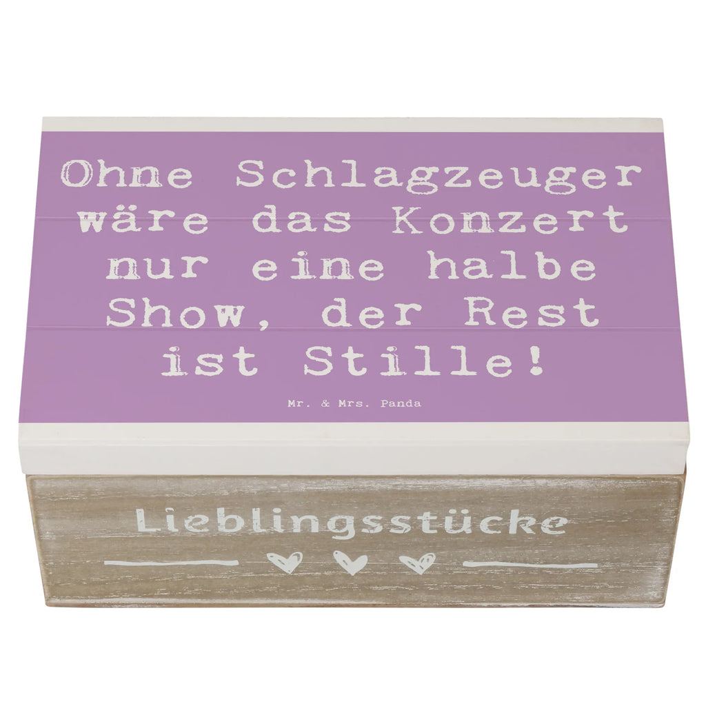 Wooden chest Saying Ohne Schlagzeuger wäre das Konzert nur eine halbe Show, der Rest ist Stille! Geschenkdose, Erinnerungskiste, Schatzkiste, Dekokiste, Erinnerungsbox, Kiste, Truhe, Schatulle, Holzkiste, XXL, Geschenkbox, Aufbewahrungsbox, Instrumente, Geschenke Musiker, Musikliebhaber