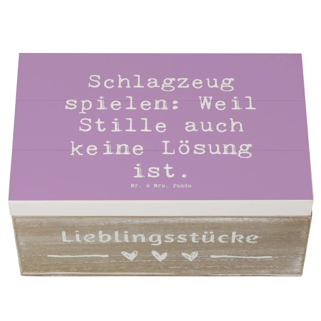 Holzkiste Spruch Schlagzeug Magie Geschenkbox, Geschenkdose, Schatzkiste, Aufbewahrungsbox, Holzkiste, Truhe, Kiste, Erinnerungskiste, XXL, Erinnerungsbox, Dekokiste, Schatulle, Instrumente, Geschenke Musiker, Musikliebhaber