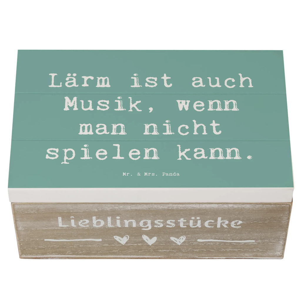 Holzkiste Spruch Schlagzeug Lärm Schatzkiste, Erinnerungsbox, Holzkiste, Schatulle, Geschenkbox, Aufbewahrungsbox, Erinnerungskiste, Geschenkdose, XXL, Kiste, Truhe, Dekokiste, Instrumente, Geschenke Musiker, Musikliebhaber