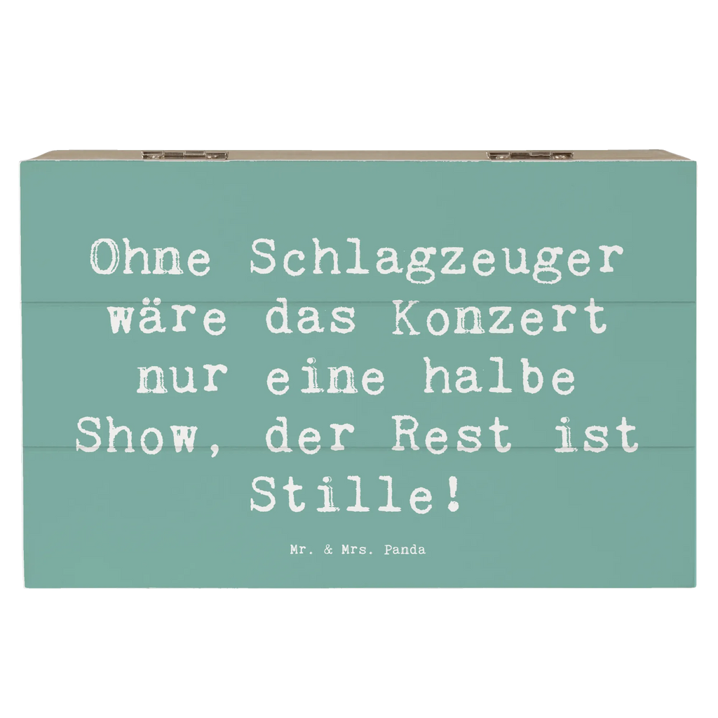 Wooden chest Saying Ohne Schlagzeuger wäre das Konzert nur eine halbe Show, der Rest ist Stille! Geschenkdose, Erinnerungskiste, Schatzkiste, Dekokiste, Erinnerungsbox, Kiste, Truhe, Schatulle, Holzkiste, XXL, Geschenkbox, Aufbewahrungsbox, Instrumente, Geschenke Musiker, Musikliebhaber
