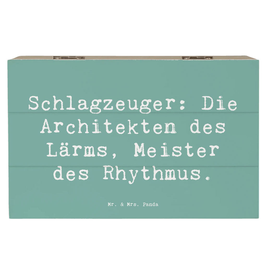 Wooden chest Saying Schlagzeuger: Die Architekten des Lärms, Meister des Rhythmus. Erinnerungsbox, Dekokiste, XXL, Schatulle, Erinnerungskiste, Geschenkdose, Aufbewahrungsbox, Holzkiste, Kiste, Geschenkbox, Schatzkiste, Truhe, Instrumente, Geschenke Musiker, Musikliebhaber