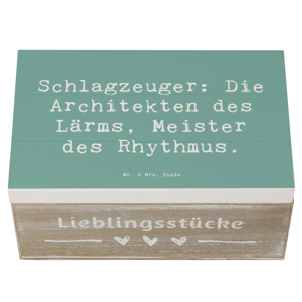 Wooden chest Saying Schlagzeuger: Die Architekten des Lärms, Meister des Rhythmus. Erinnerungsbox, Dekokiste, XXL, Schatulle, Erinnerungskiste, Geschenkdose, Aufbewahrungsbox, Holzkiste, Kiste, Geschenkbox, Schatzkiste, Truhe, Instrumente, Geschenke Musiker, Musikliebhaber