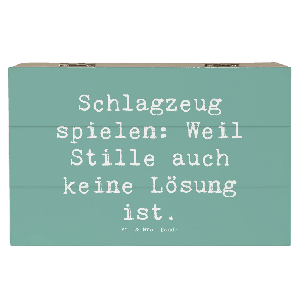 Holzkiste Spruch Schlagzeug Magie Geschenkbox, Geschenkdose, Schatzkiste, Aufbewahrungsbox, Holzkiste, Truhe, Kiste, Erinnerungskiste, XXL, Erinnerungsbox, Dekokiste, Schatulle, Instrumente, Geschenke Musiker, Musikliebhaber