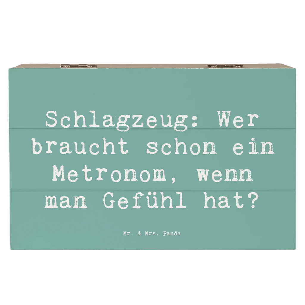 Holzkiste Spruch Schlagzeug Gefühl Schatulle, Kiste, Erinnerungsbox, Schatzkiste, Dekokiste, XXL, Geschenkdose, Aufbewahrungsbox, Erinnerungskiste, Truhe, Holzkiste, Geschenkbox, Instrumente, Geschenke Musiker, Musikliebhaber