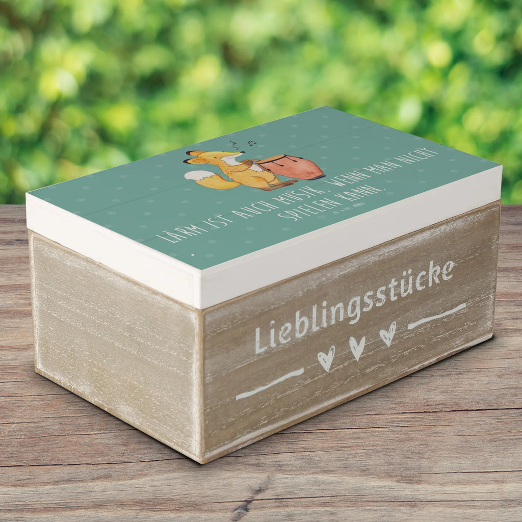 Holzkiste Schlagzeug Lärm Geschenkbox, Erinnerungskiste, XXL, Erinnerungsbox, Truhe, Holzkiste, Kiste, Schatulle, Aufbewahrungsbox, Geschenkdose, Schatzkiste, Dekokiste, Instrumente, Geschenke Musiker, Musikliebhaber