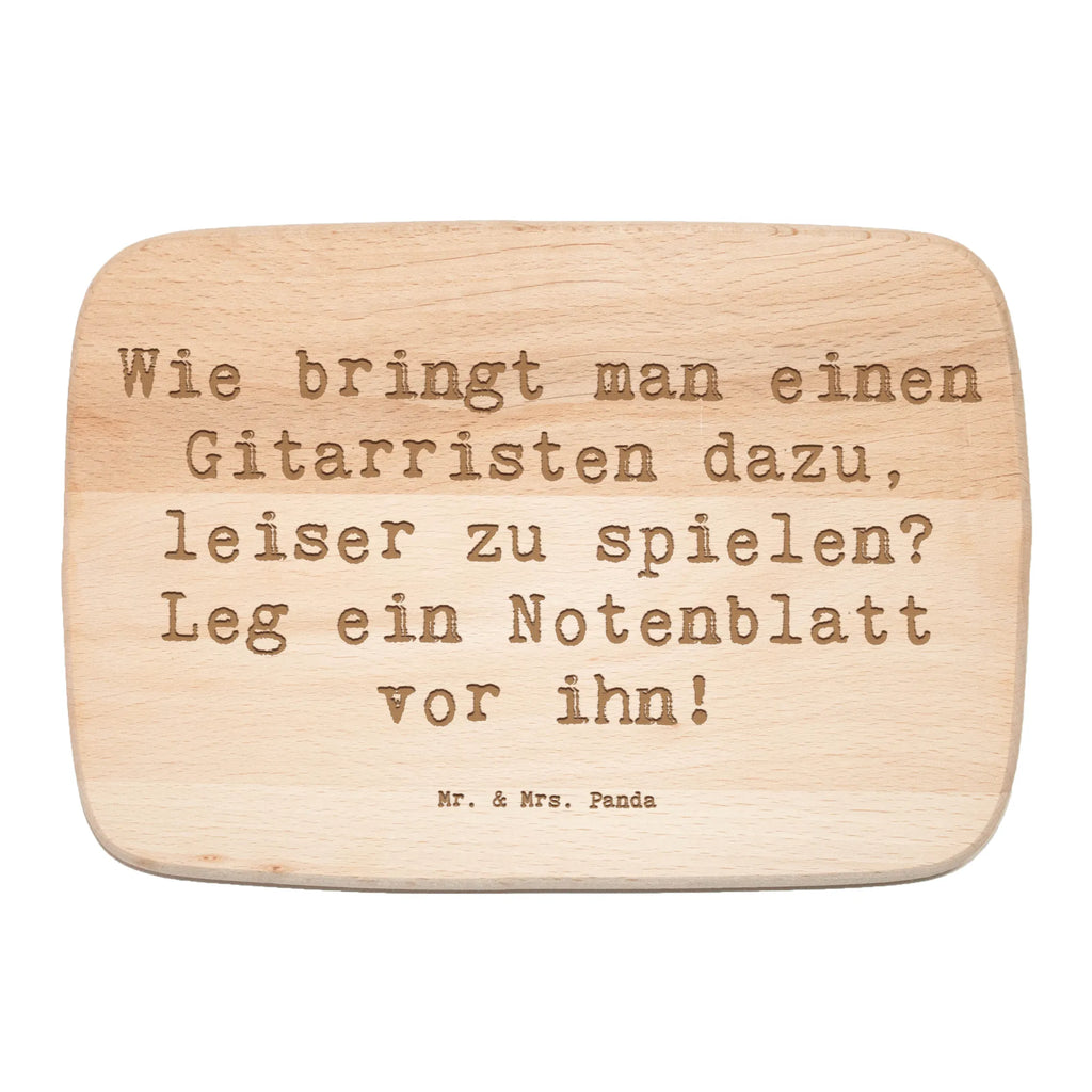 Serving board Saying Wie bringt man einen Gitarristen dazu, leiser zu spielen? Leg ein Notenblatt vor ihn! breakfast board, cutting board, Board, Instruments, gifts for musicians, music enthusiasts