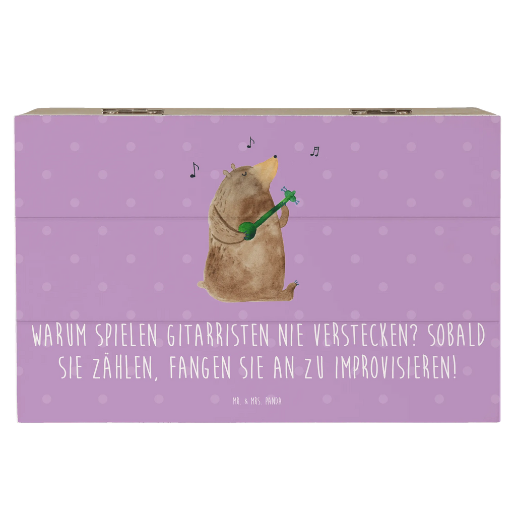 Holzkiste Gitarre Improvisation Schatulle, Erinnerungskiste, Geschenkbox, Erinnerungsbox, XXL, Dekokiste, Schatzkiste, Holzkiste, Geschenkdose, Aufbewahrungsbox, Kiste, Truhe, Instrumente, Geschenke Musiker, Musikliebhaber