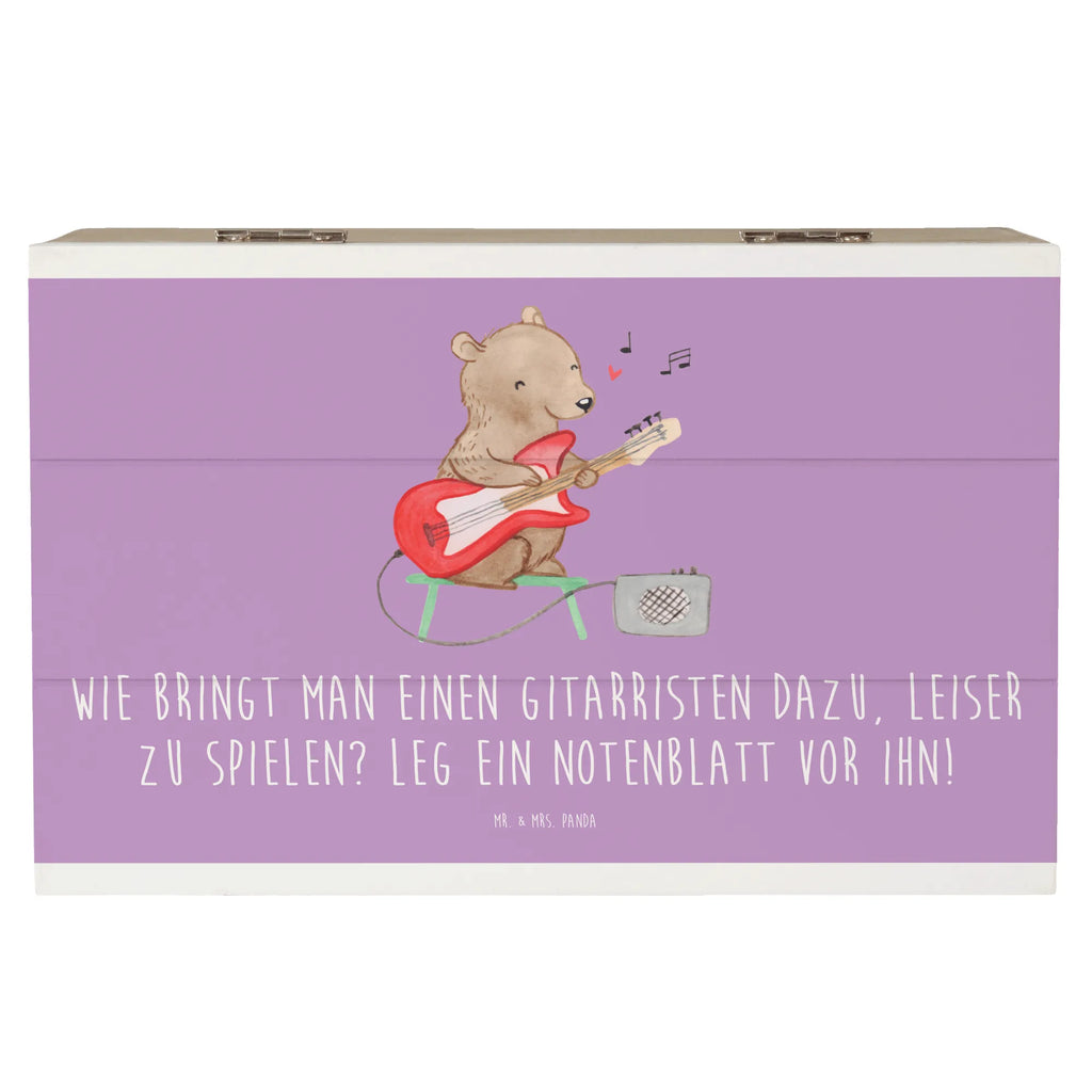 Wooden chest Wie bringt man einen Gitarristen dazu, leiser zu spielen? Leg ein Notenblatt vor ihn! Erinnerungskiste, Schatulle, Kiste, Truhe, Dekokiste, XXL, Erinnerungsbox, Schatzkiste, Geschenkdose, Geschenkbox, Holzkiste, Aufbewahrungsbox, Instrumente, Geschenke Musiker, Musikliebhaber