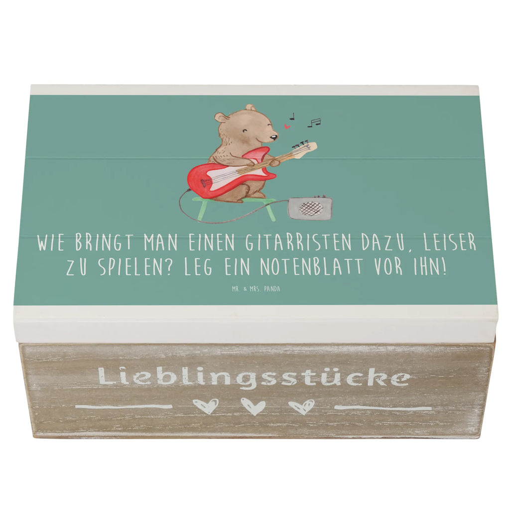 Wooden chest Wie bringt man einen Gitarristen dazu, leiser zu spielen? Leg ein Notenblatt vor ihn! Erinnerungskiste, Schatulle, Kiste, Truhe, Dekokiste, XXL, Erinnerungsbox, Schatzkiste, Geschenkdose, Geschenkbox, Holzkiste, Aufbewahrungsbox, Instrumente, Geschenke Musiker, Musikliebhaber