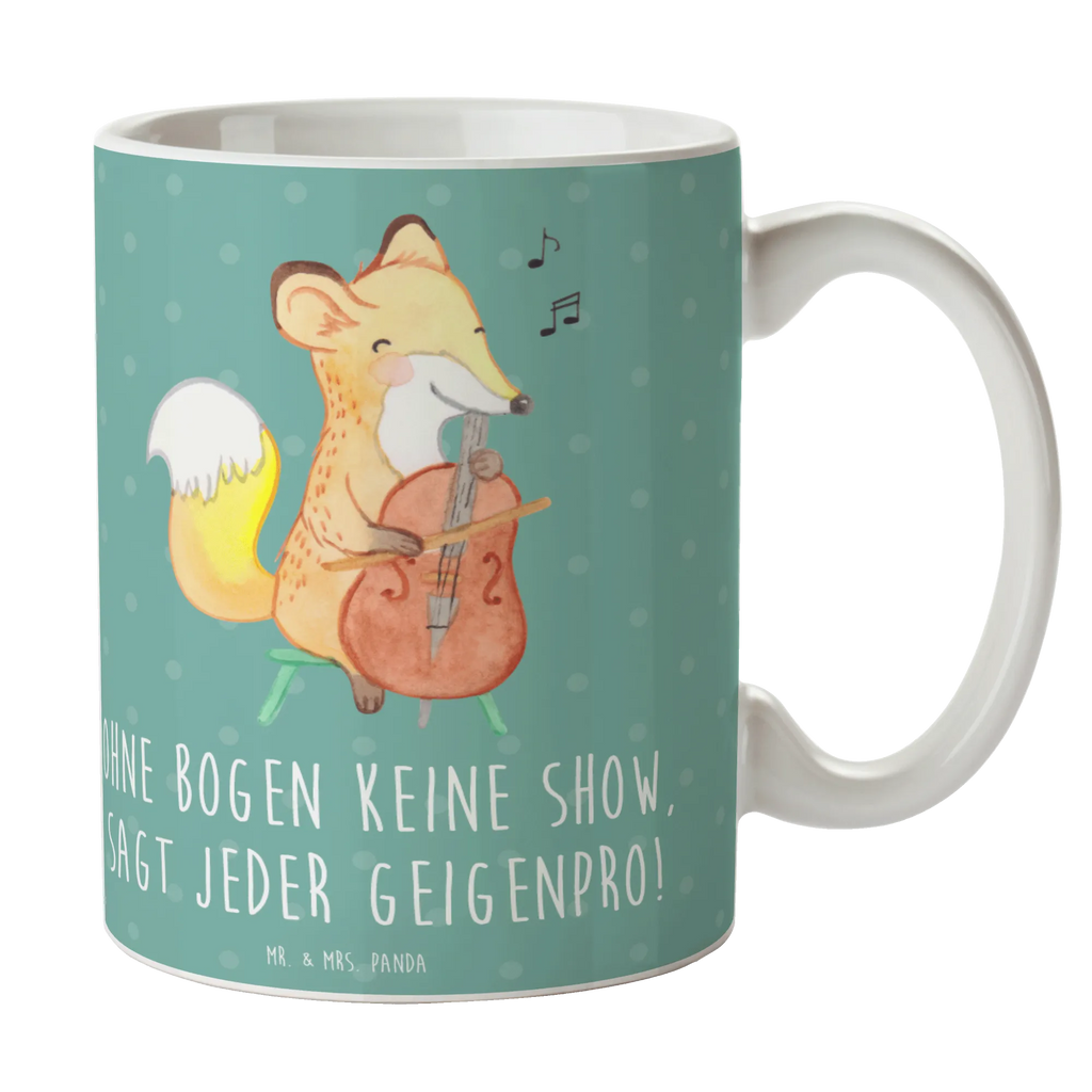Tasse Geige Bogen Teetasse, Geschenktasse, Tasse mit Zitaten, Porzellantasse, Tasse, Keramiktasse, Bürotasse, Kaffeetasse, Tasse mit Motiven, Instrumente, Geschenke Musiker, Musikliebhaber