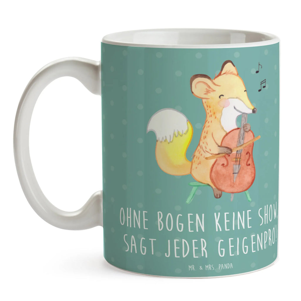 Tasse Geige Bogen Teetasse, Geschenktasse, Tasse mit Zitaten, Porzellantasse, Tasse, Keramiktasse, Bürotasse, Kaffeetasse, Tasse mit Motiven, Instrumente, Geschenke Musiker, Musikliebhaber