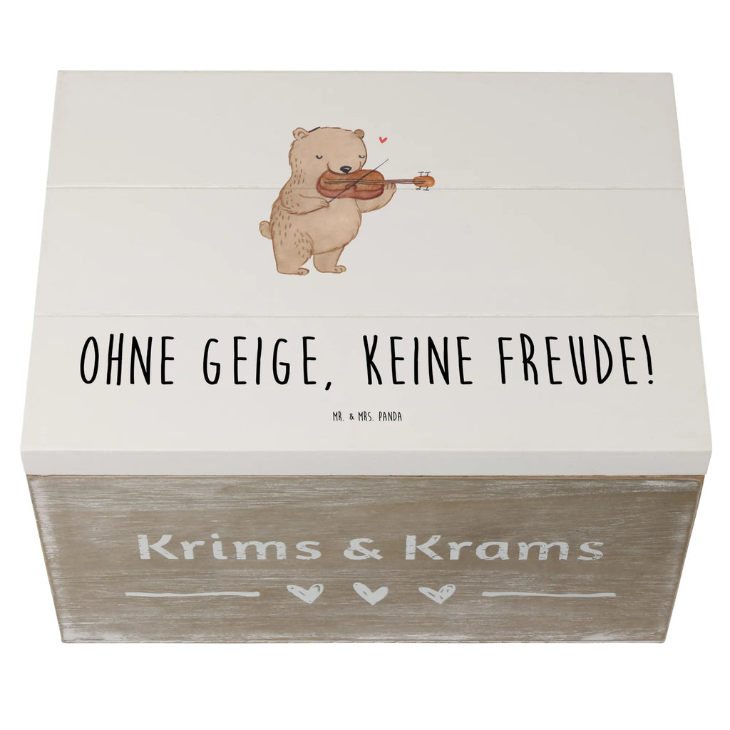 Wooden chest Ohne Geige, keine Freude! Kiste, XXL, Schatulle, Holzkiste, Truhe, Erinnerungsbox, Schatzkiste, Dekokiste, Aufbewahrungsbox, Geschenkbox, Geschenkdose, Erinnerungskiste, Instrumente, Geschenke Musiker, Musikliebhaber