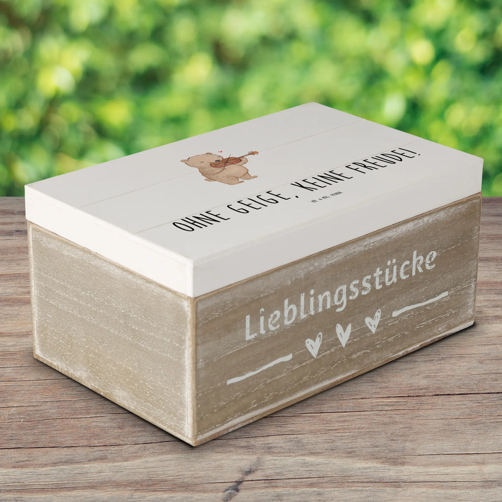 Wooden chest Ohne Geige, keine Freude! Kiste, XXL, Schatulle, Holzkiste, Truhe, Erinnerungsbox, Schatzkiste, Dekokiste, Aufbewahrungsbox, Geschenkbox, Geschenkdose, Erinnerungskiste, Instrumente, Geschenke Musiker, Musikliebhaber