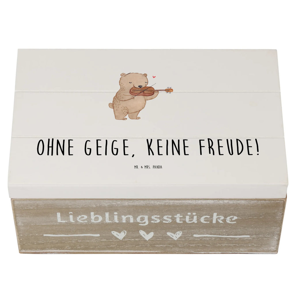 Wooden chest Ohne Geige, keine Freude! Kiste, XXL, Schatulle, Holzkiste, Truhe, Erinnerungsbox, Schatzkiste, Dekokiste, Aufbewahrungsbox, Geschenkbox, Geschenkdose, Erinnerungskiste, Instrumente, Geschenke Musiker, Musikliebhaber