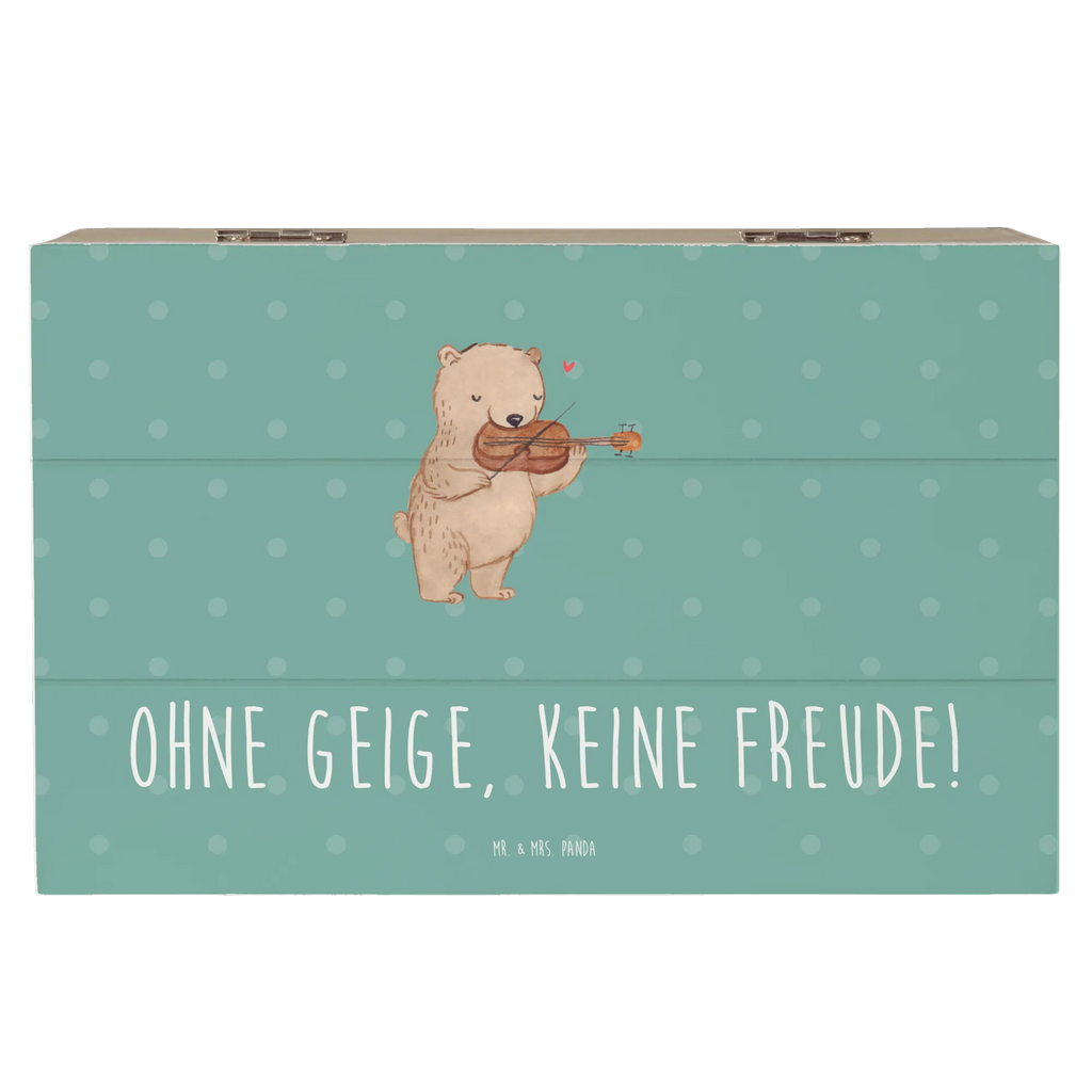 Wooden chest Ohne Geige, keine Freude! Kiste, XXL, Schatulle, Holzkiste, Truhe, Erinnerungsbox, Schatzkiste, Dekokiste, Aufbewahrungsbox, Geschenkbox, Geschenkdose, Erinnerungskiste, Instrumente, Geschenke Musiker, Musikliebhaber