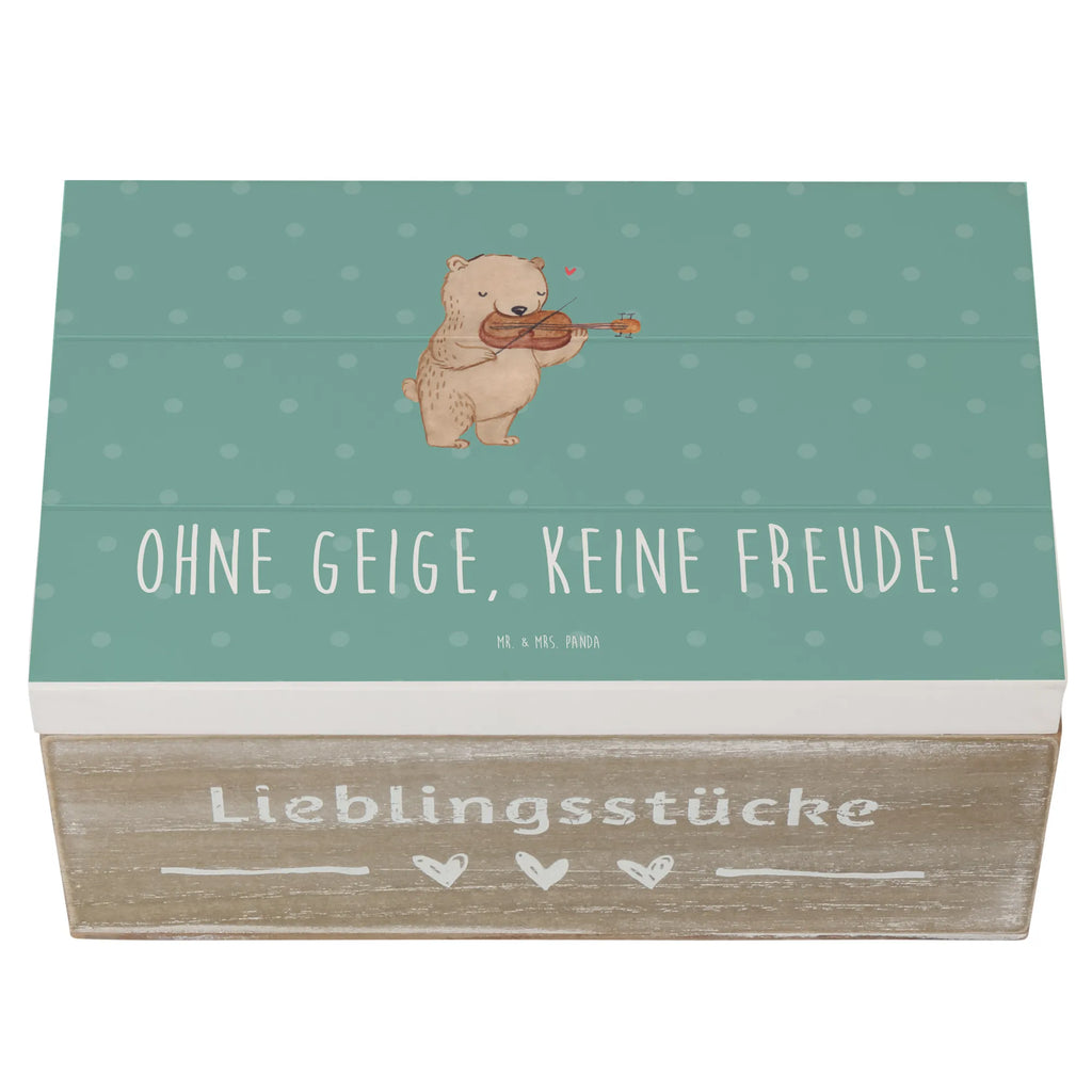 Wooden chest Ohne Geige, keine Freude! Kiste, XXL, Schatulle, Holzkiste, Truhe, Erinnerungsbox, Schatzkiste, Dekokiste, Aufbewahrungsbox, Geschenkbox, Geschenkdose, Erinnerungskiste, Instrumente, Geschenke Musiker, Musikliebhaber