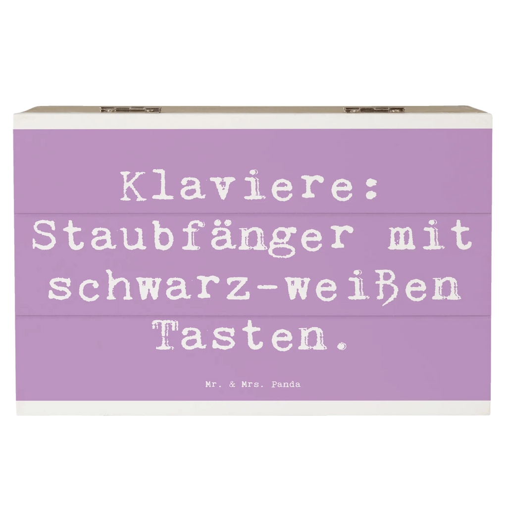 Holzkiste Spruch Klavier Staubfänger Schatzkiste, Geschenkdose, Erinnerungsbox, Holzkiste, Truhe, Schatulle, Dekokiste, Aufbewahrungsbox, Erinnerungskiste, Kiste, Geschenkbox, XXL, Instrumente, Geschenke Musiker, Musikliebhaber