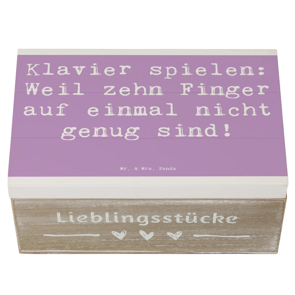 Holzkiste Spruch Klavier Magie Geschenkdose, Erinnerungsbox, Schatulle, Truhe, Aufbewahrungsbox, XXL, Erinnerungskiste, Dekokiste, Schatzkiste, Geschenkbox, Holzkiste, Kiste, Instrumente, Geschenke Musiker, Musikliebhaber