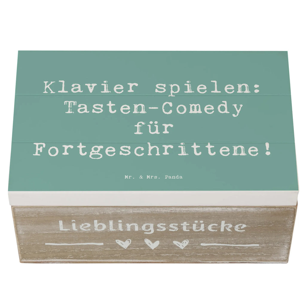 Holzkiste Spruch Klavier Tasten Geschenkbox, XXL, Schatzkiste, Erinnerungskiste, Erinnerungsbox, Kiste, Aufbewahrungsbox, Schatulle, Holzkiste, Dekokiste, Truhe, Geschenkdose, Instrumente, Geschenke Musiker, Musikliebhaber