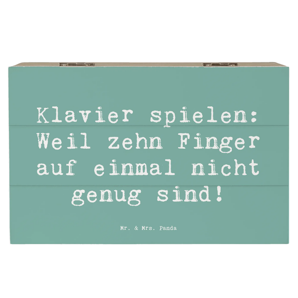Holzkiste Spruch Klavier Magie Geschenkdose, Erinnerungsbox, Schatulle, Truhe, Aufbewahrungsbox, XXL, Erinnerungskiste, Dekokiste, Schatzkiste, Geschenkbox, Holzkiste, Kiste, Instrumente, Geschenke Musiker, Musikliebhaber
