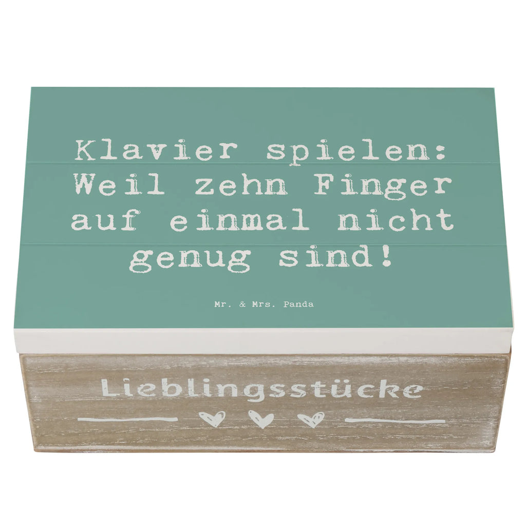 Holzkiste Spruch Klavier Magie Geschenkdose, Erinnerungsbox, Schatulle, Truhe, Aufbewahrungsbox, XXL, Erinnerungskiste, Dekokiste, Schatzkiste, Geschenkbox, Holzkiste, Kiste, Instrumente, Geschenke Musiker, Musikliebhaber