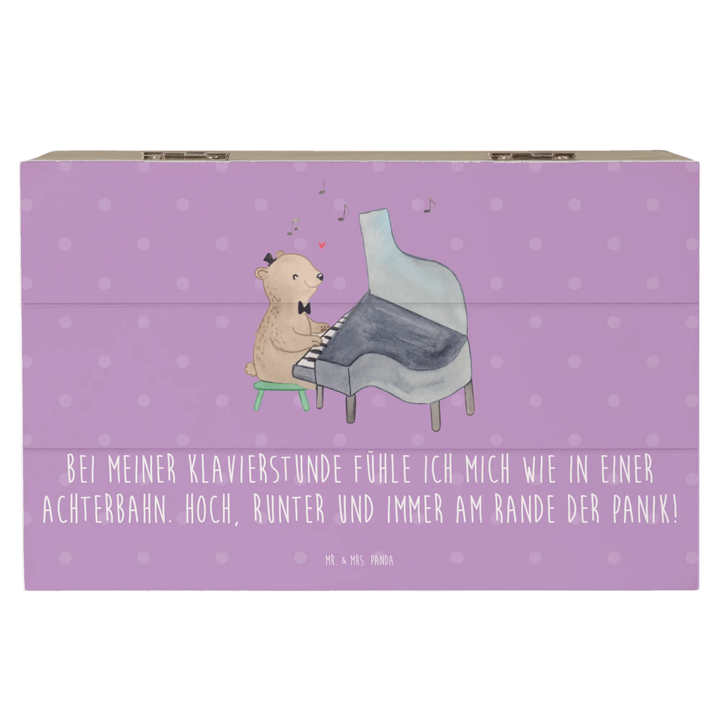 Wooden chest Bei meiner Klavierstunde fühle ich mich wie in einer Achterbahn. Hoch, runter und immer am Rande der Panik! Schatulle, Schatzkiste, Erinnerungsbox, Geschenkbox, XXL, Truhe, Kiste, Erinnerungskiste, Dekokiste, Aufbewahrungsbox, Geschenkdose, Holzkiste, Instrumente, Geschenke Musiker, Musikliebhaber