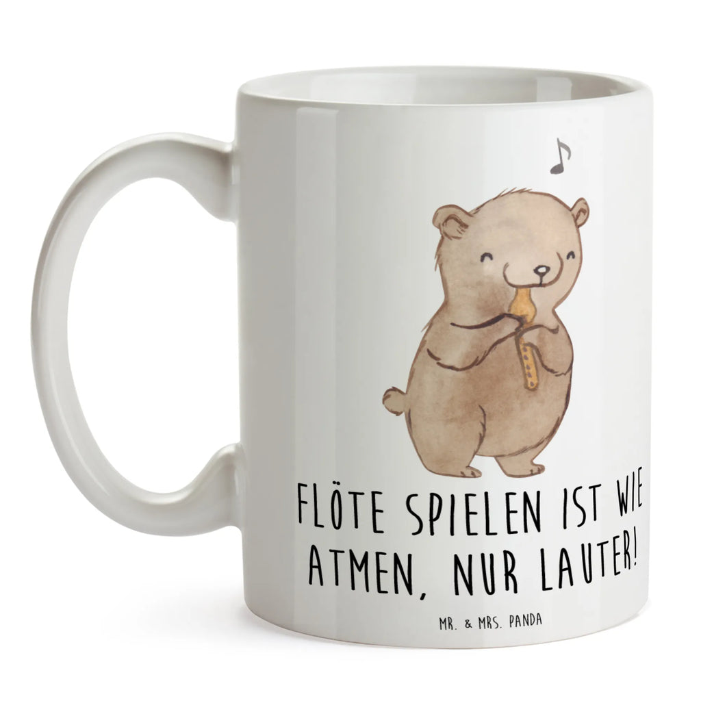 Mug Flöte spielen ist wie atmen, nur lauter! Geschenktasse, Keramiktasse, Tasse, Tasse mit Zitaten, Porzellantasse, Kaffeetasse, Bürotasse, Tasse mit Motiven, Teetasse, Instrumente, Geschenke Musiker, Musikliebhaber