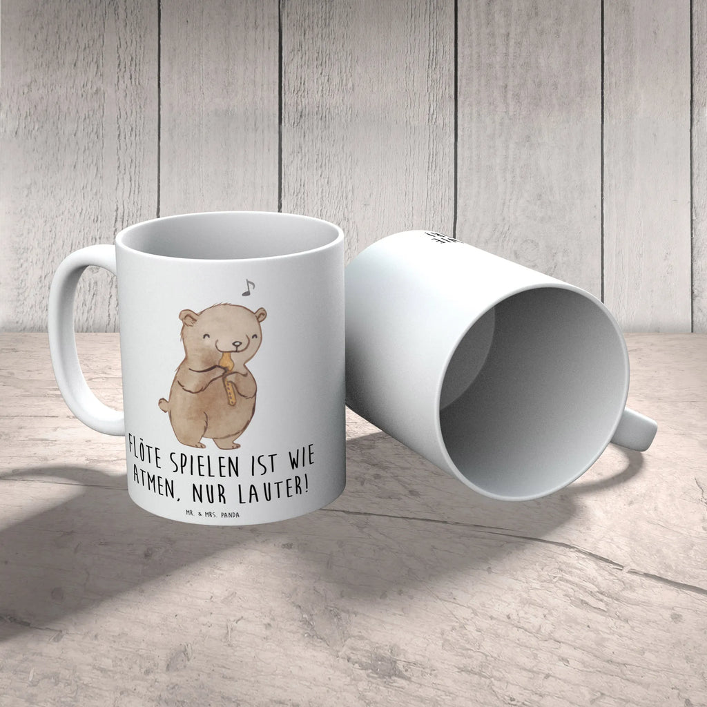Mug Flöte spielen ist wie atmen, nur lauter! Geschenktasse, Keramiktasse, Tasse, Tasse mit Zitaten, Porzellantasse, Kaffeetasse, Bürotasse, Tasse mit Motiven, Teetasse, Instrumente, Geschenke Musiker, Musikliebhaber